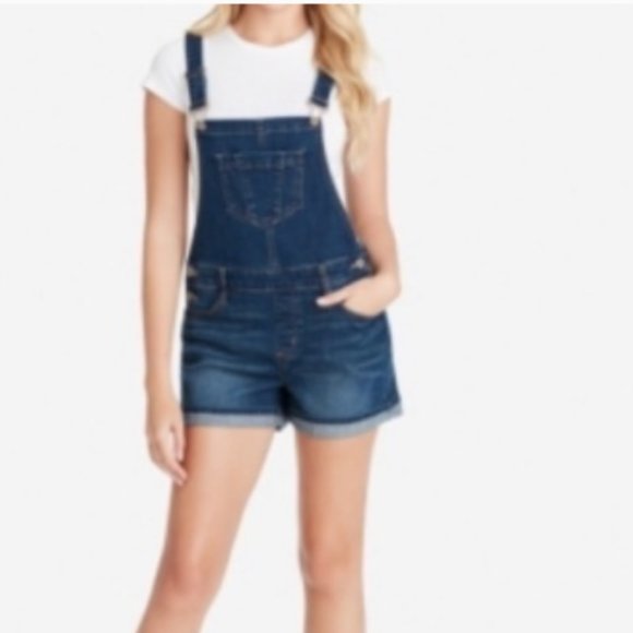 Jessica Simpson Carly Denim overalls (1377) - Picture 1 of 11